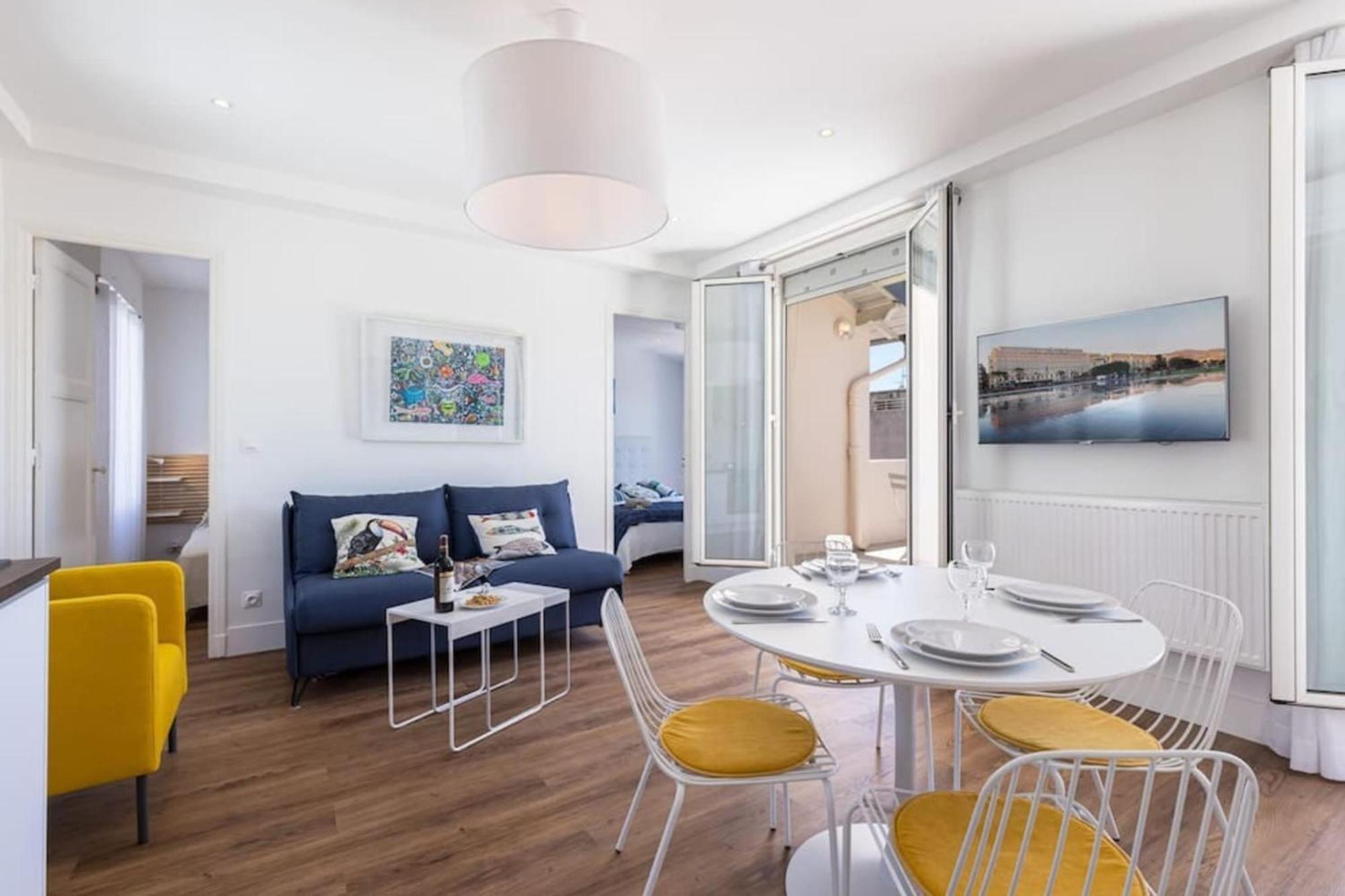 Spitalieri- Sunny Terrace With View -New Apartment Ница Екстериор снимка